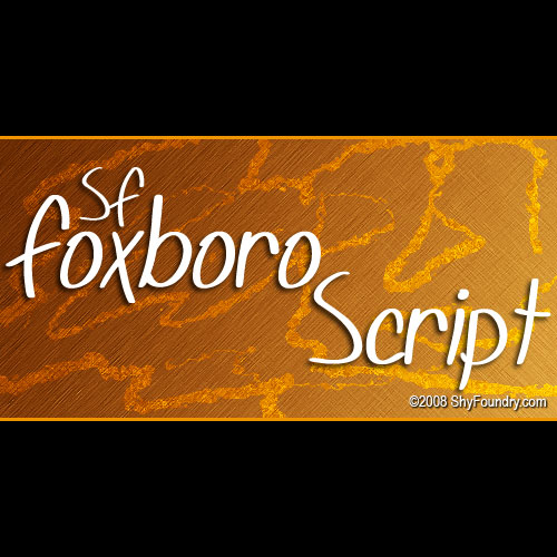 SF Foxboro Script font